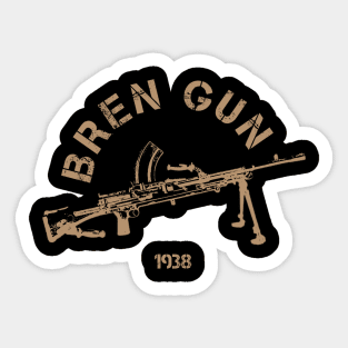 Bren Light Machine Gun | World War 2 Weapon Sticker